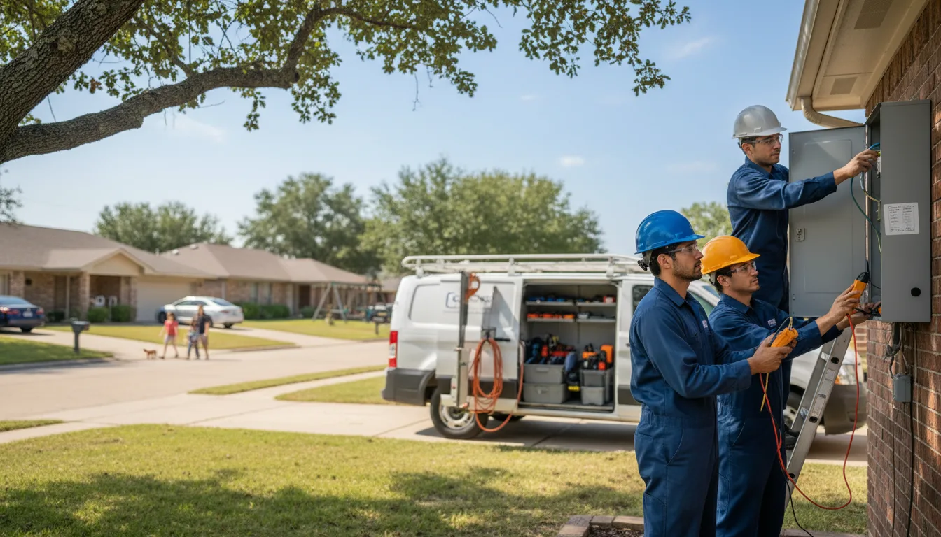 Certified electrician providing emergency electrical services in Perkins, MO